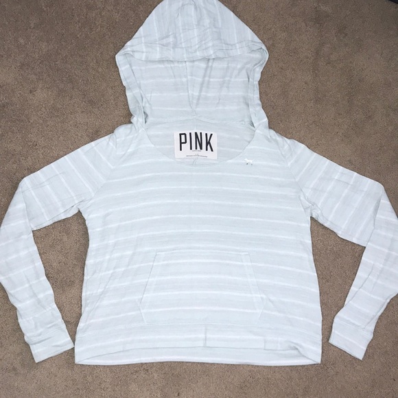 PINK Victoria's Secret Tops - Large Pink Victorias Secret Sweatshirt